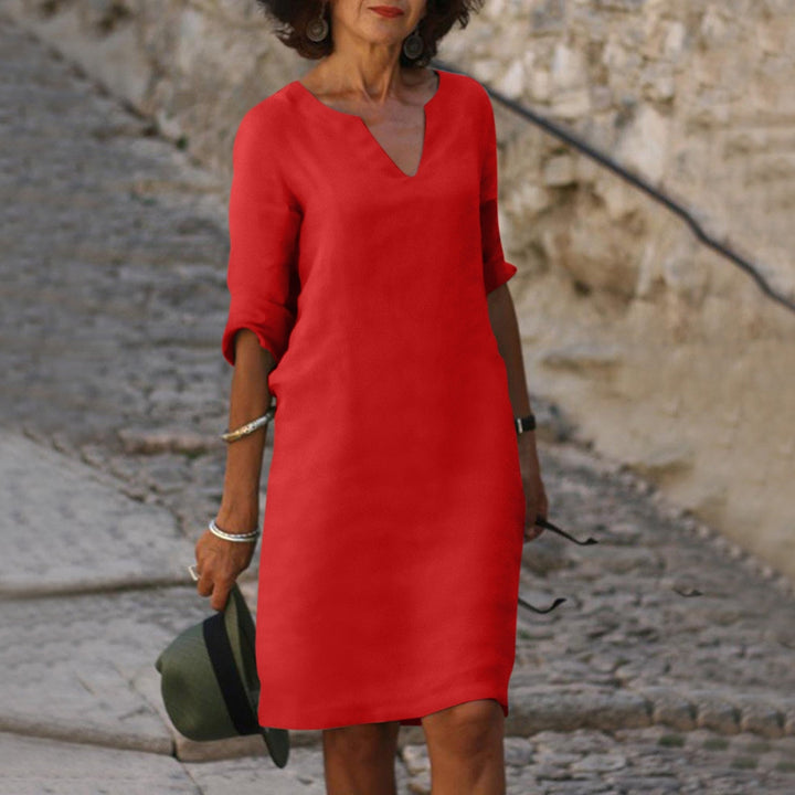 Stylish V-Neck Dress