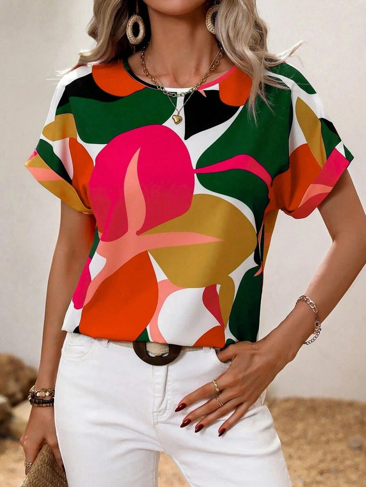 Casual Oversized Round Neck Shirt