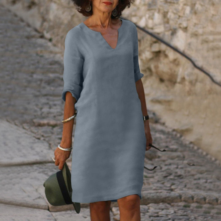 Stylish V-Neck Dress