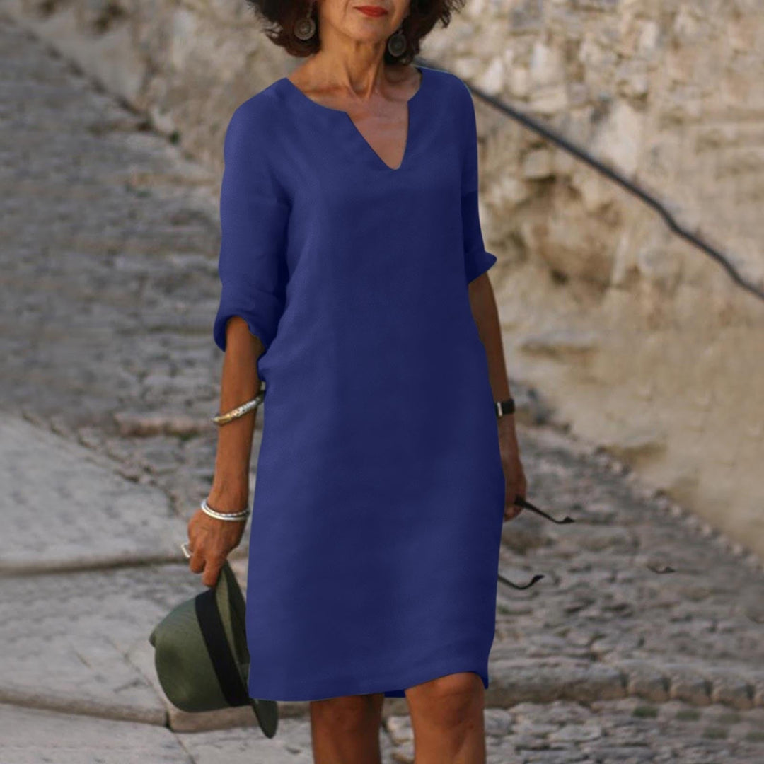 Stylish V-Neck Dress