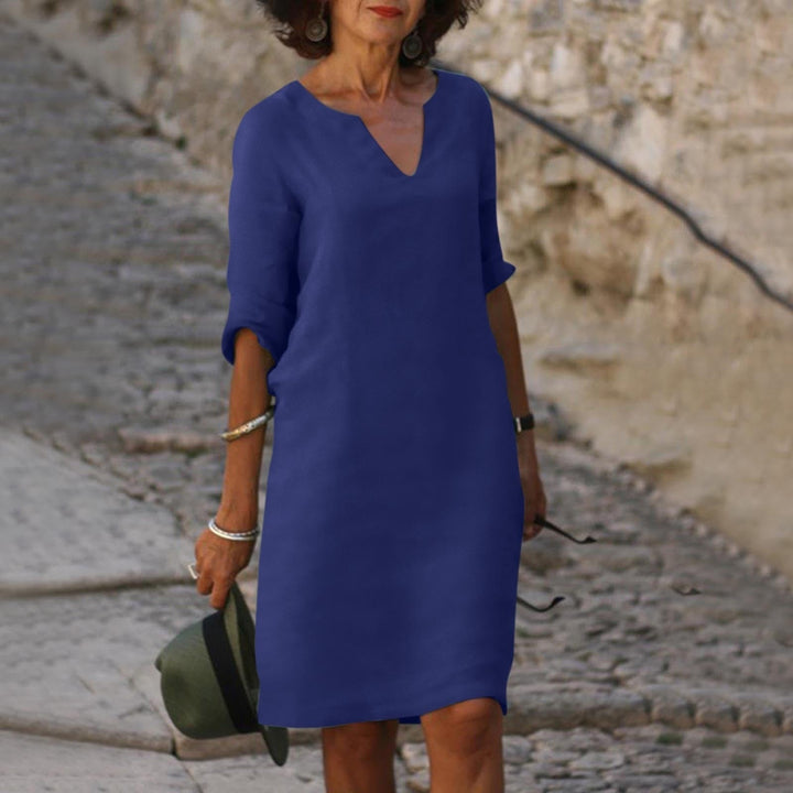Stylish V-Neck Dress
