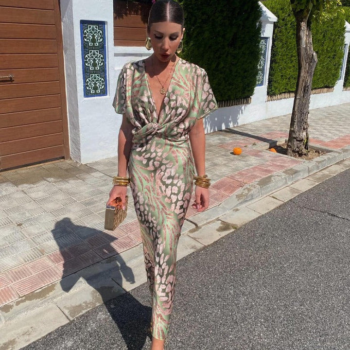 Elegant Effortless Chic Wrap Dress