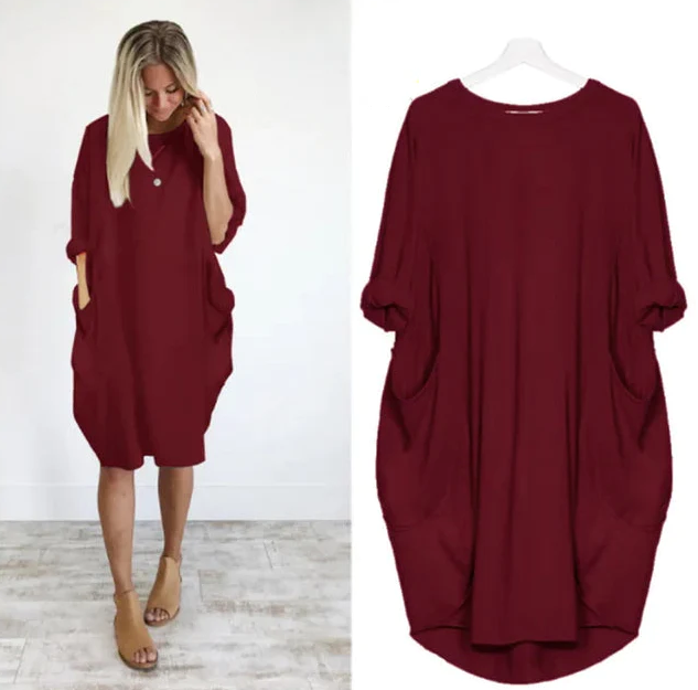 Casual Pocket Dress