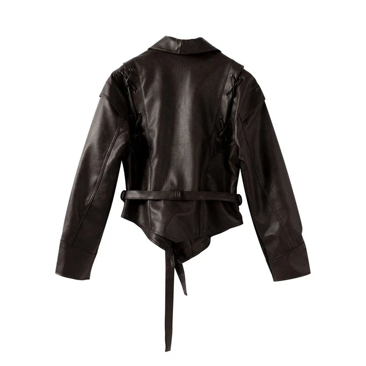 Mackenzie | Women  Leather Jacket | Oversized Fit