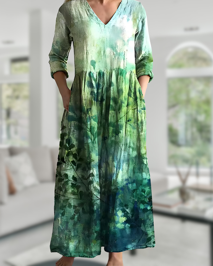 Kayla | Long Floral Maxi Dress