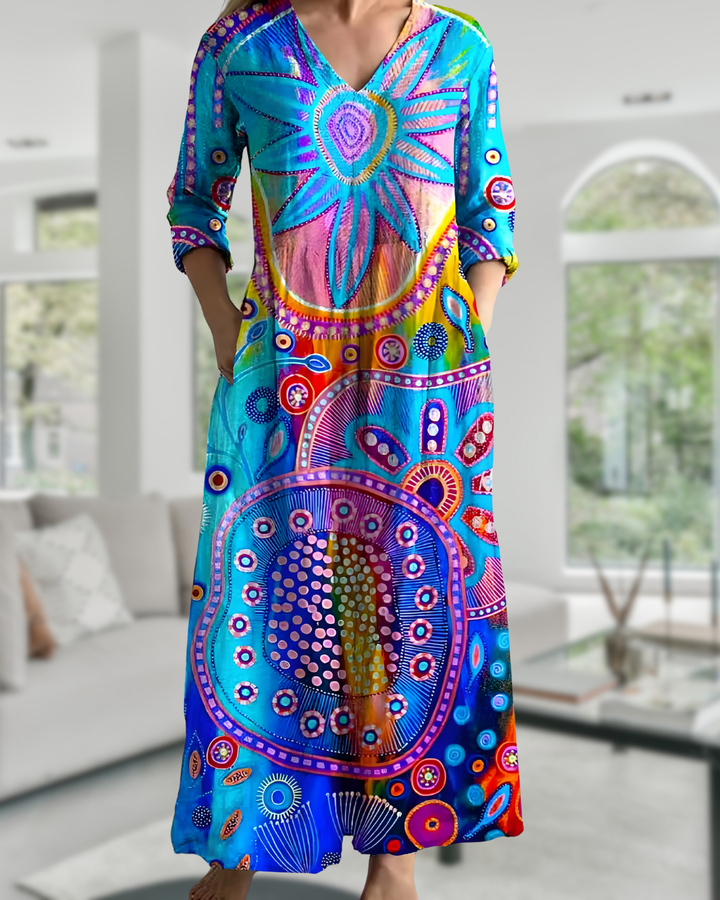 Stella |Colorful Maxi Dress
