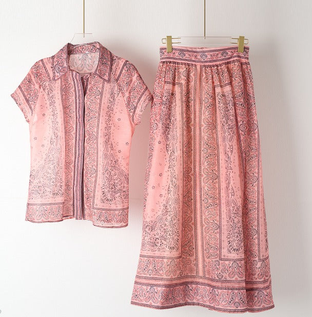 Button-Down Belted Waist Dress