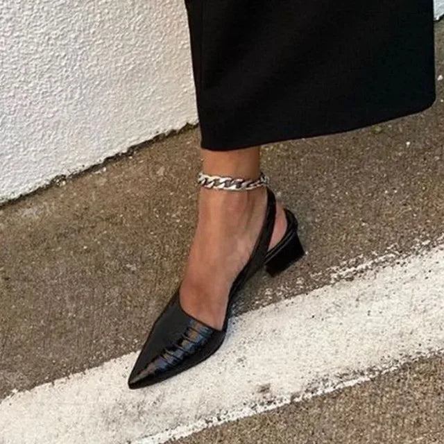 Lauren | Pointed-Toe Slingback Pumps