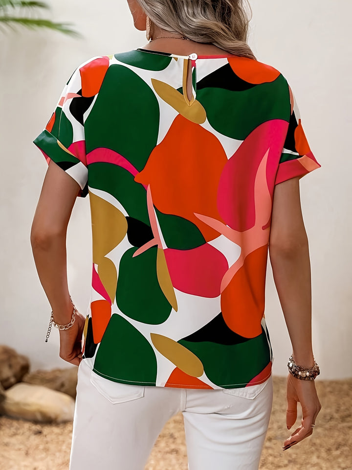 Casual Oversized Round Neck Shirt