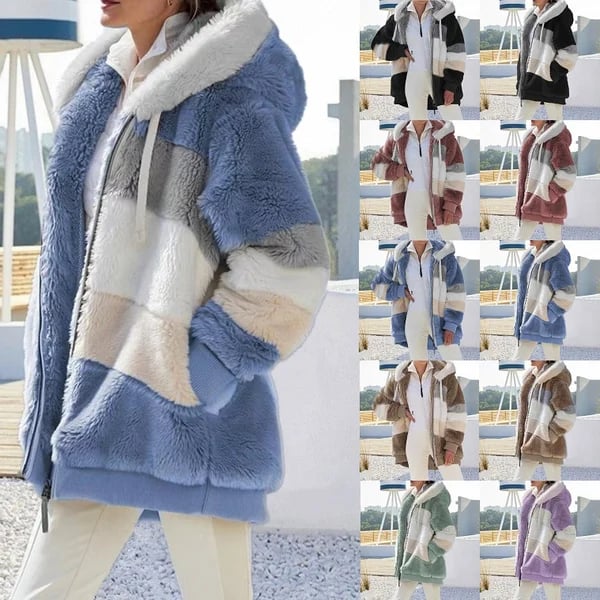 Striped Padded Coat 🐑