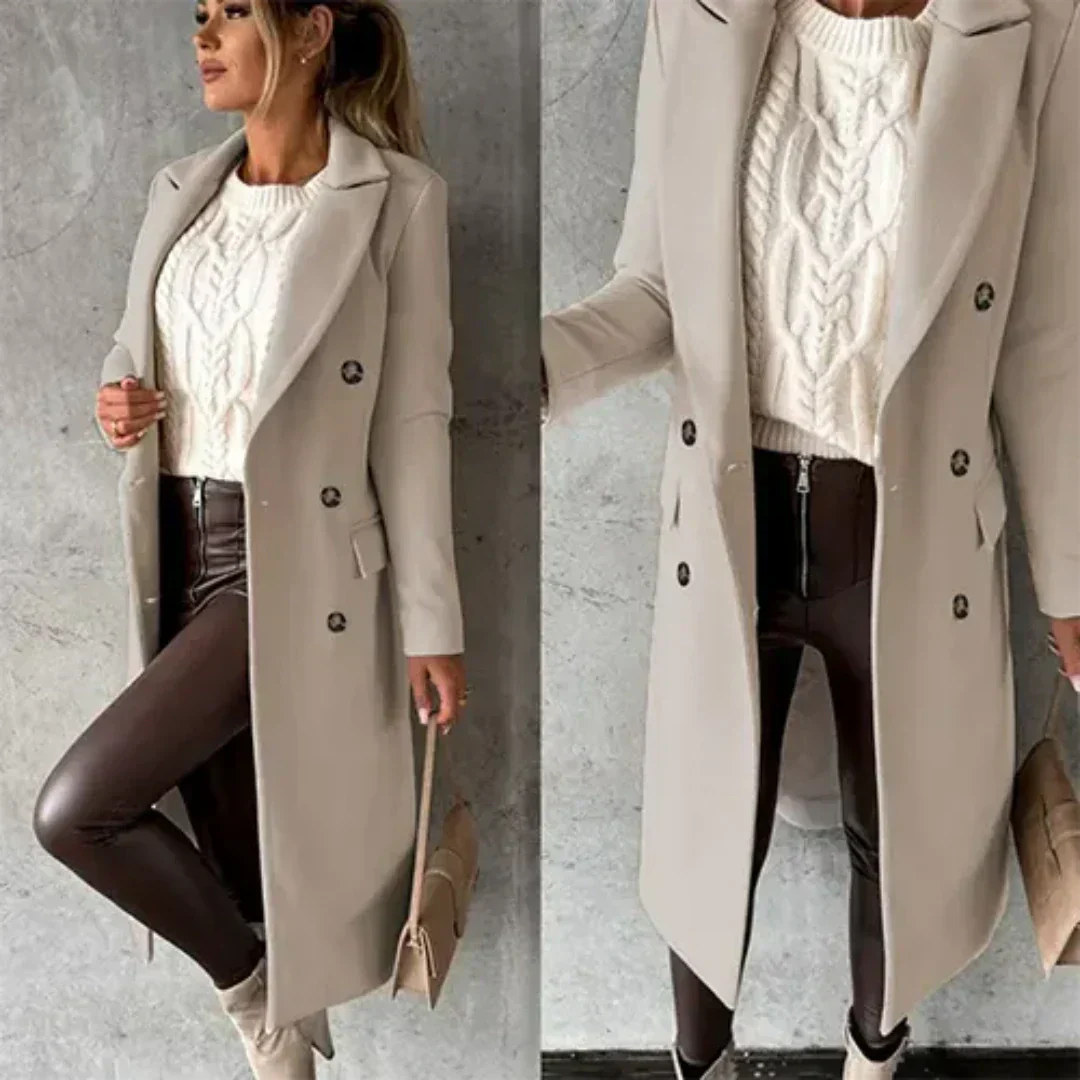 Women's Warm Trench Coat
