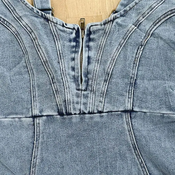 Chic Denim Bodycon Dress