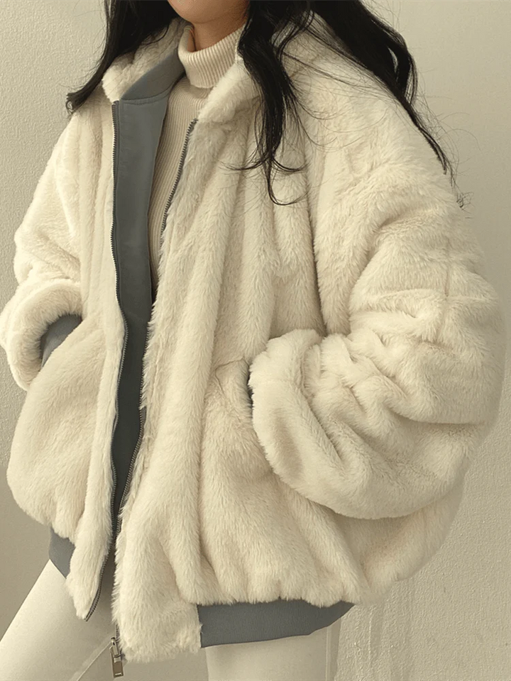 Stylish Oversized Bomber Jacket
