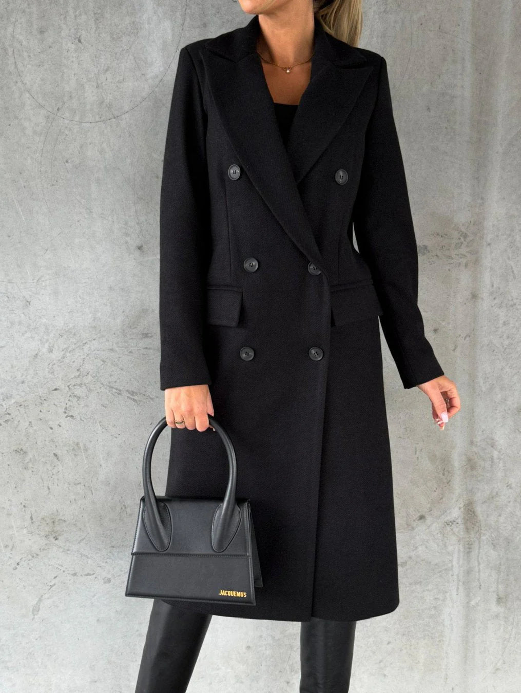 Woolen Coat Long Fit Women