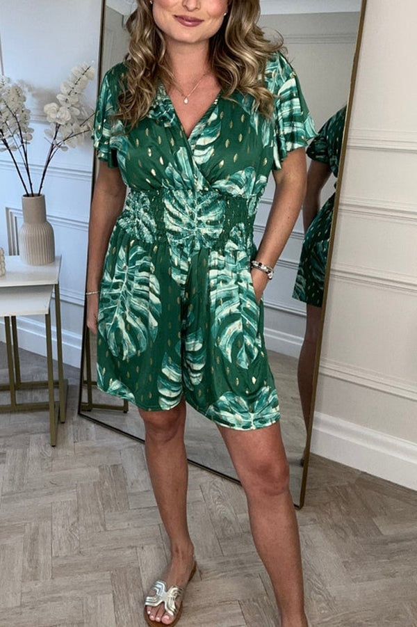 Vibrant Tropical Escape Dress