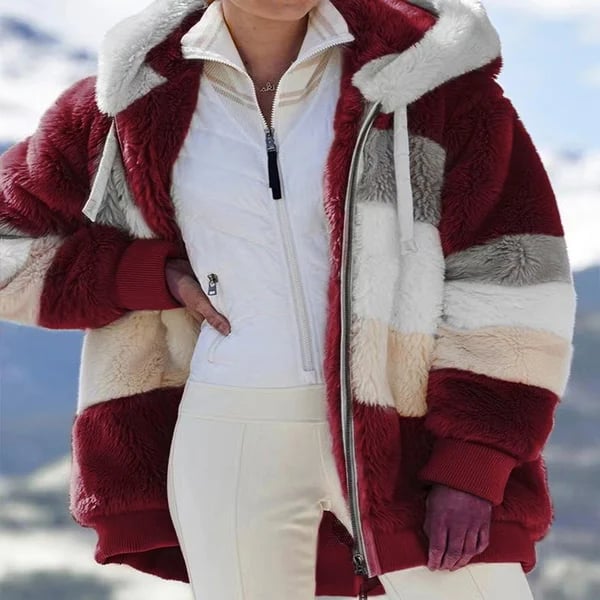 Striped Padded Coat 🐑