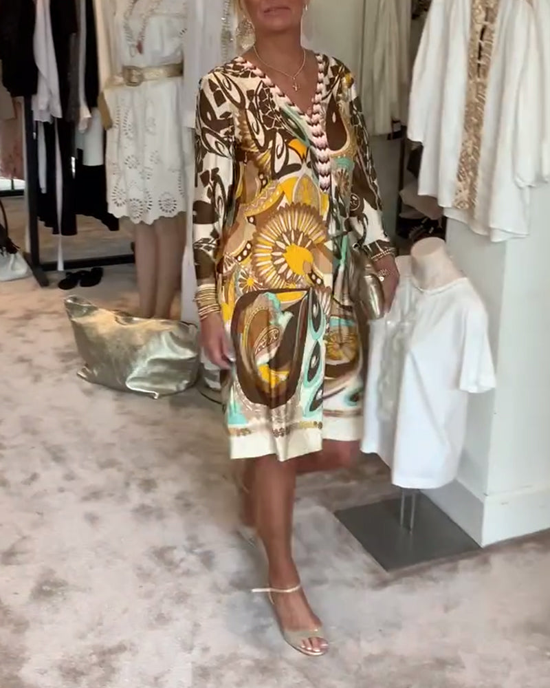 Stylish Bold Prints Summer Dress