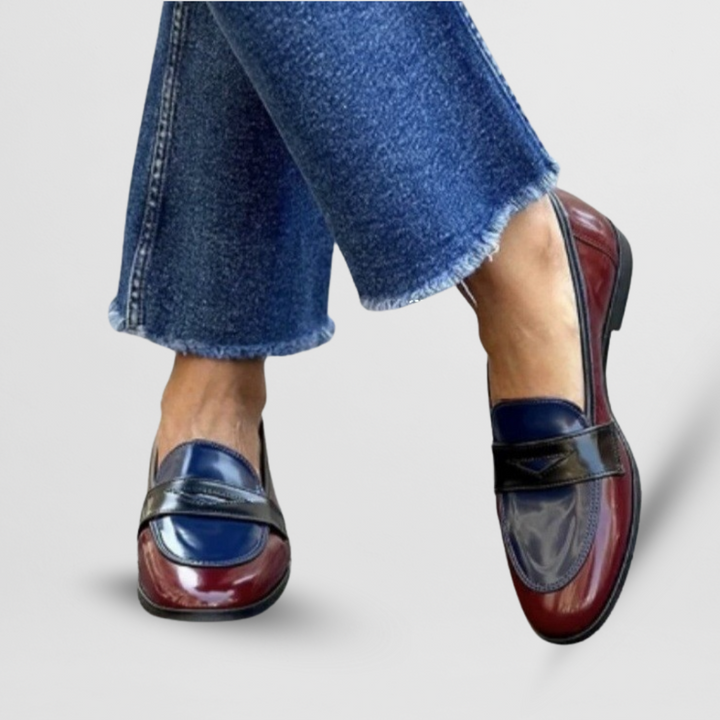 Elegant Two-Tone Loafers