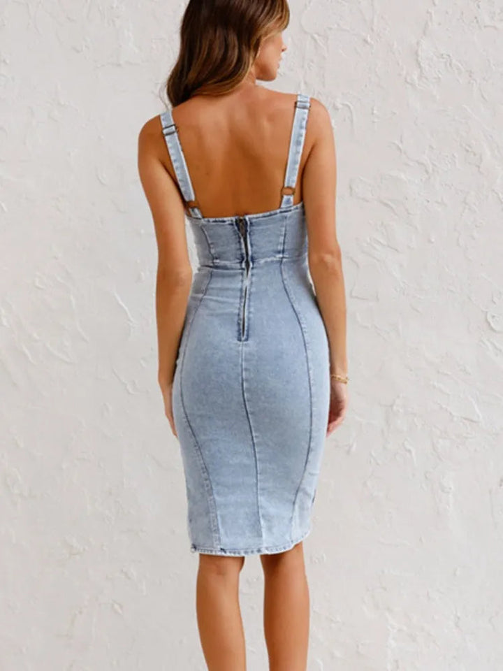 Chic Denim Bodycon Dress