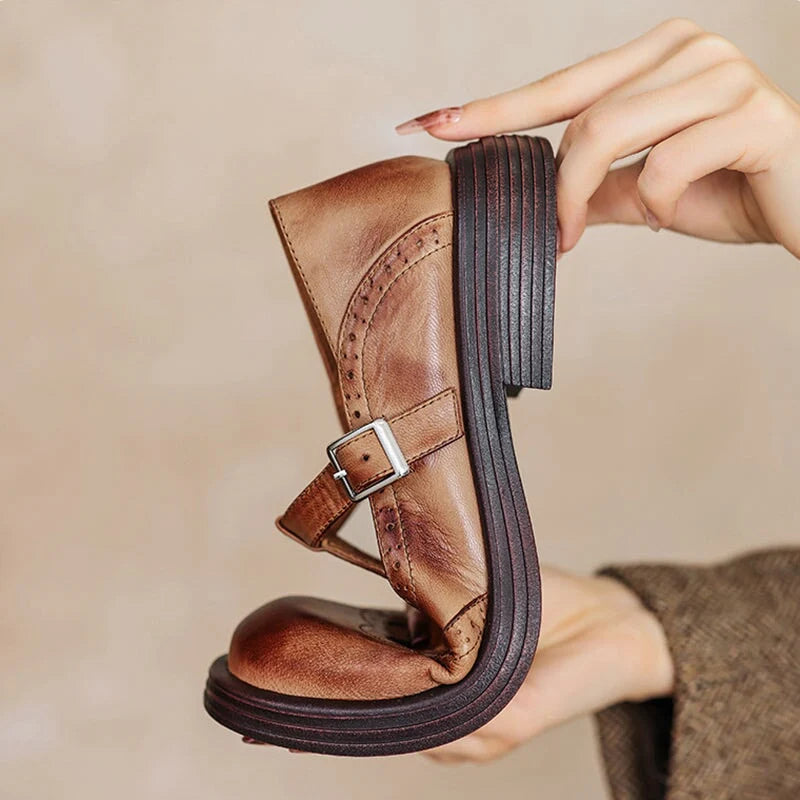 Riley | Elegant Mary Janes Made Of Leather