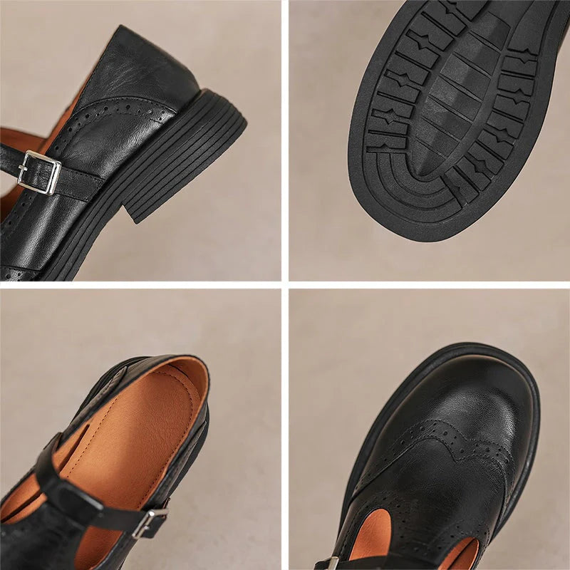Riley | Elegant Mary Janes Made Of Leather