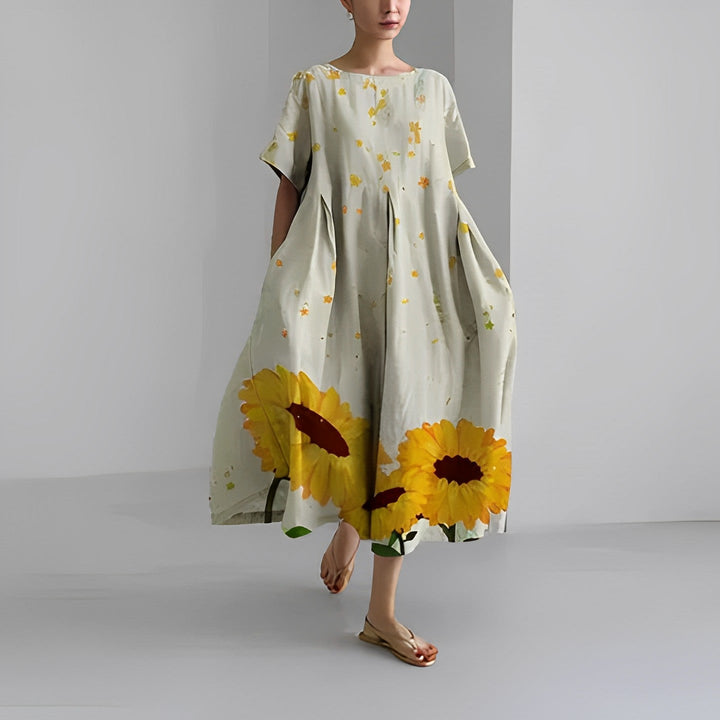 Boho Floral Spring Maxi Dress