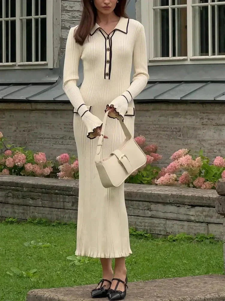 Chic Ruffle Maxi Dress