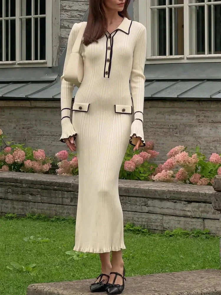 Chic Ruffle Maxi Dress