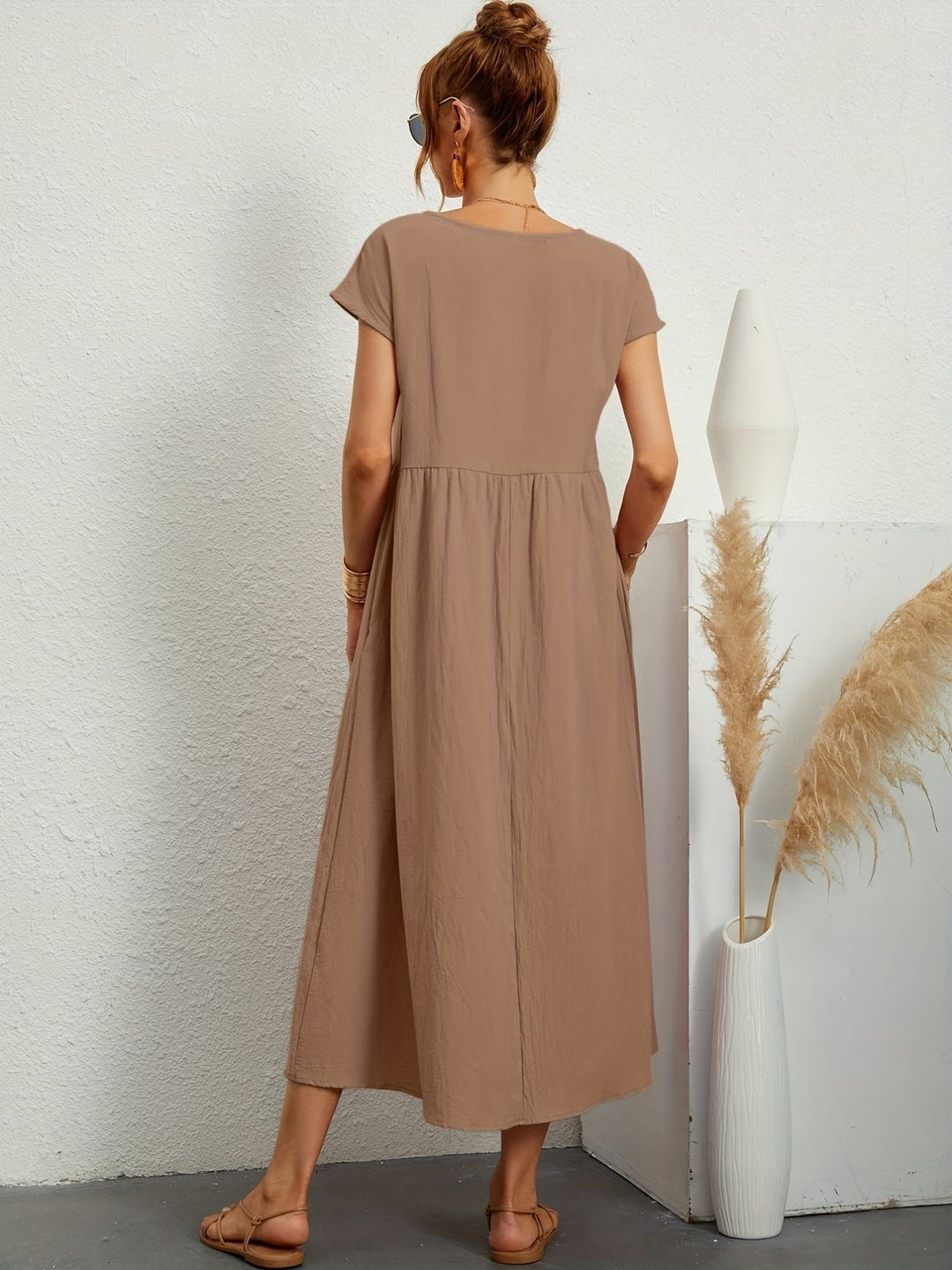 Stylish Casual Midi Dress