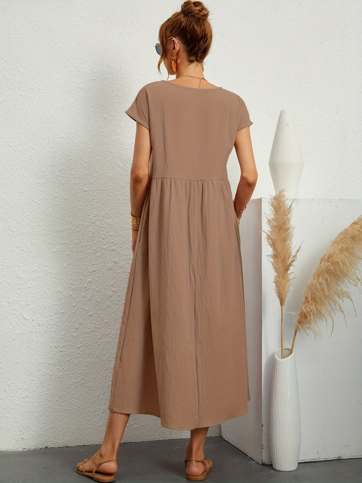 Stylish Casual Midi Dress