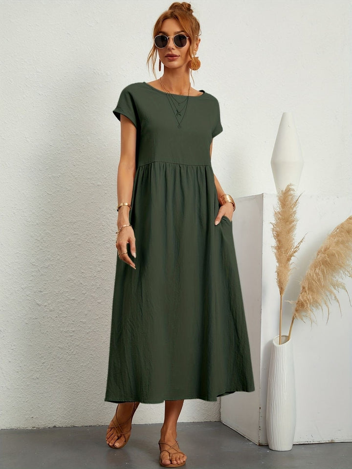 Stylish Casual Midi Dress