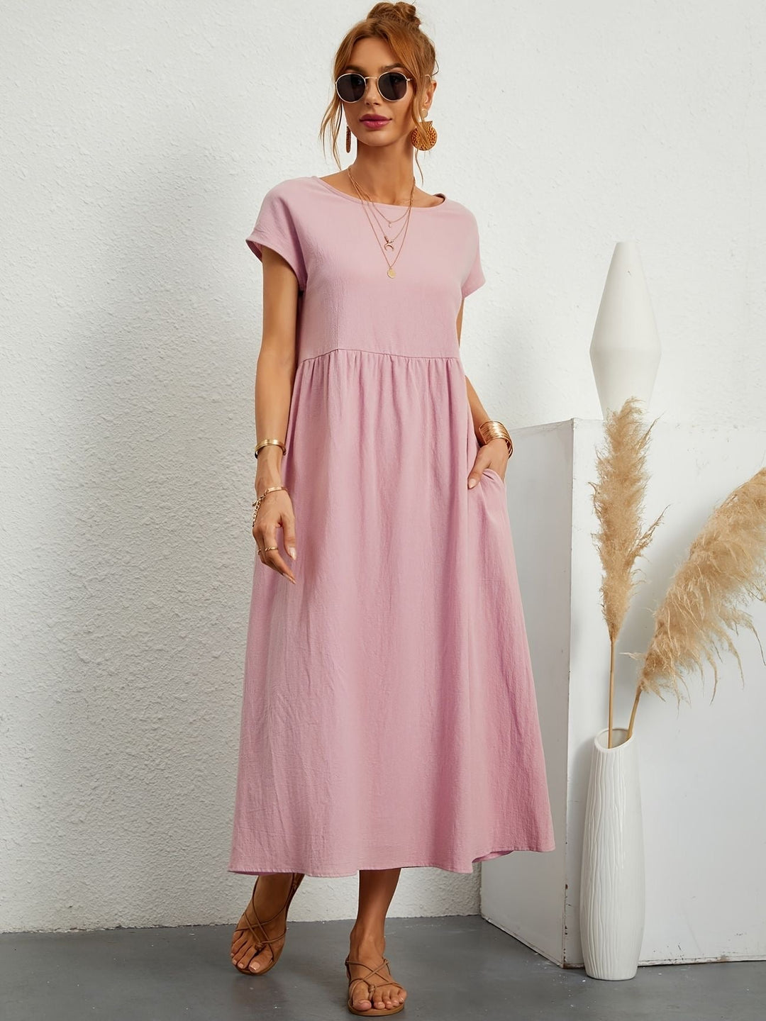 Stylish Casual Midi Dress