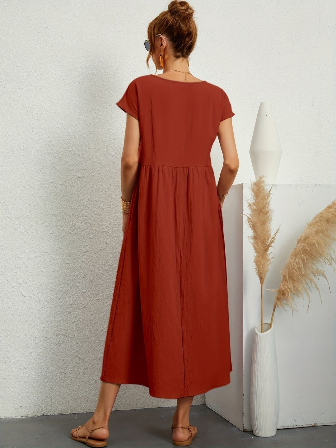 Stylish Casual Midi Dress