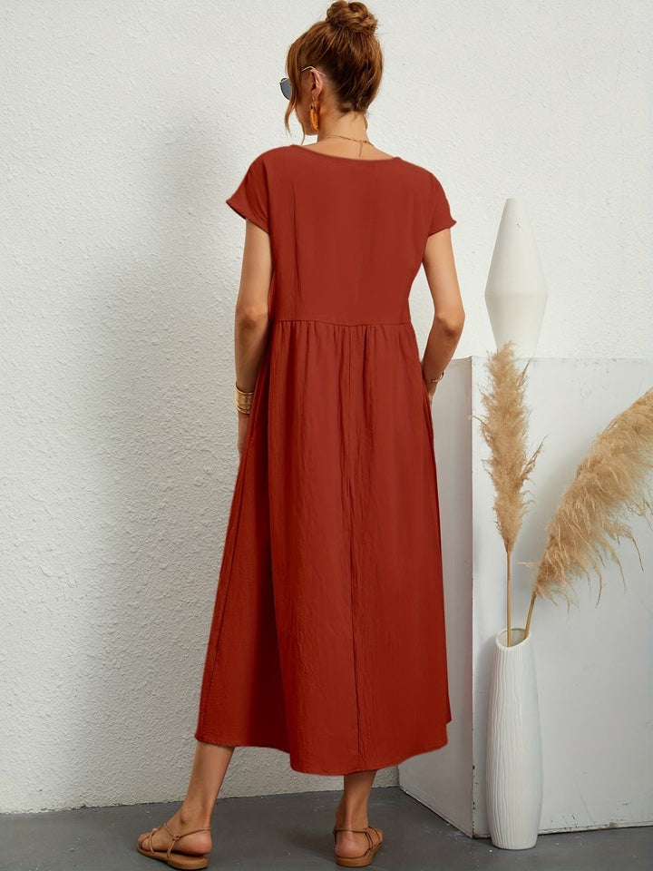 Stylish Casual Midi Dress
