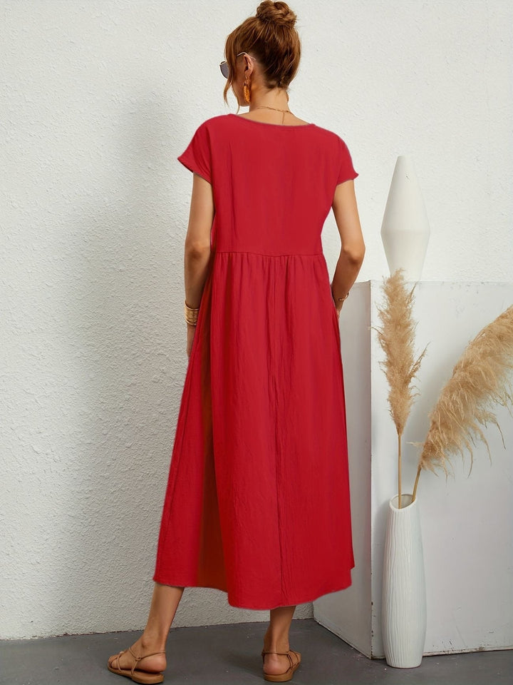 Stylish Casual Midi Dress