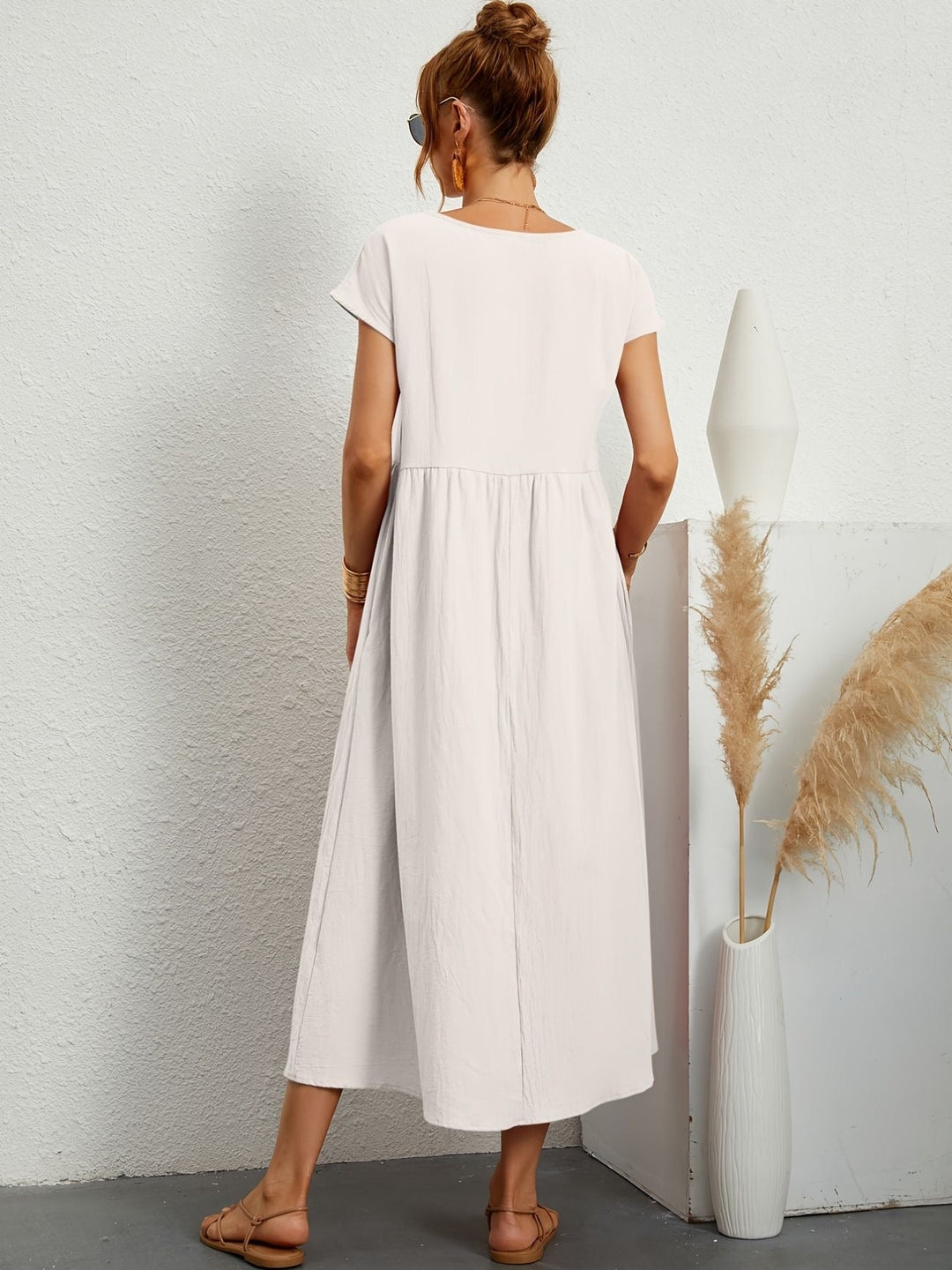 Stylish Casual Midi Dress