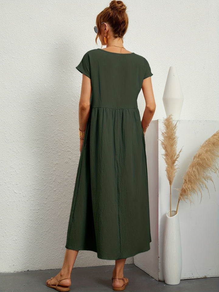 Stylish Casual Midi Dress