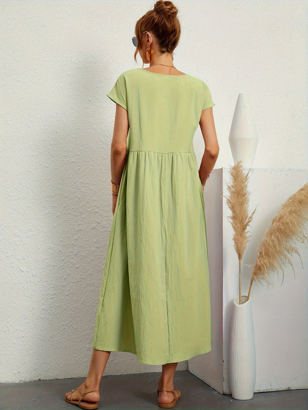 Stylish Casual Midi Dress