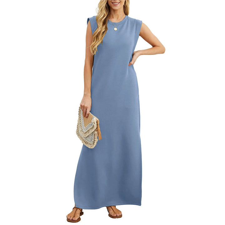 Wrinkle-Free Casual Dress for Women with Split Hem🌸