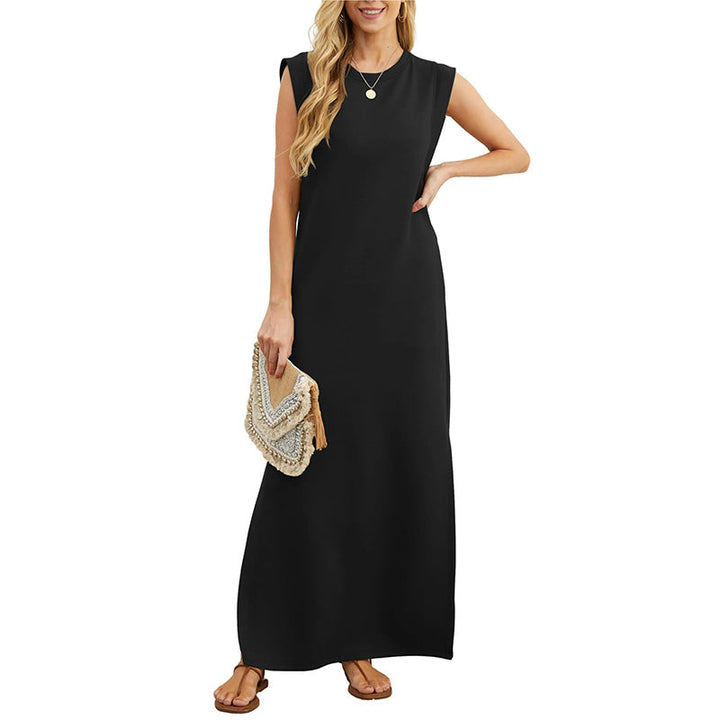Wrinkle-Free Casual Dress for Women with Split Hem🌸