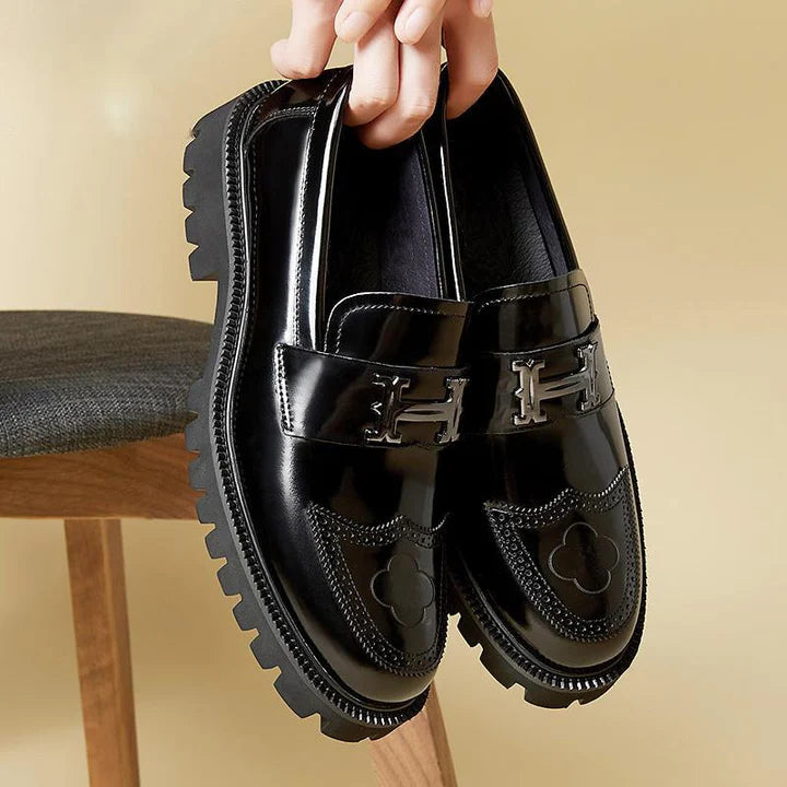 Eden™ | Stylish Metal Chunky Loafers