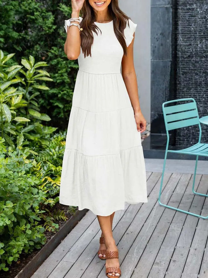 Stylish Casual Tiered Dress