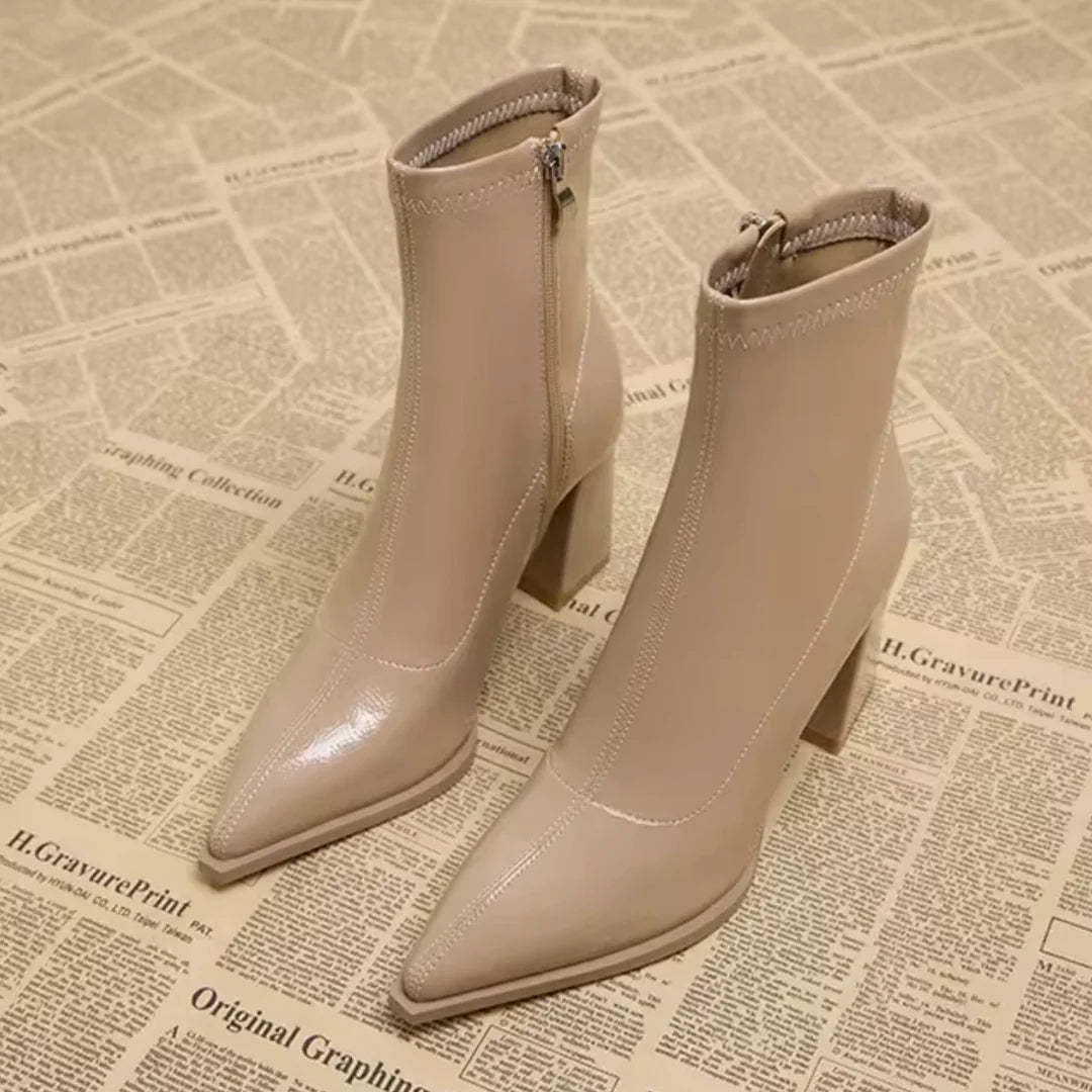 Gabriella | Chic Pointed Toe Ankle Boots