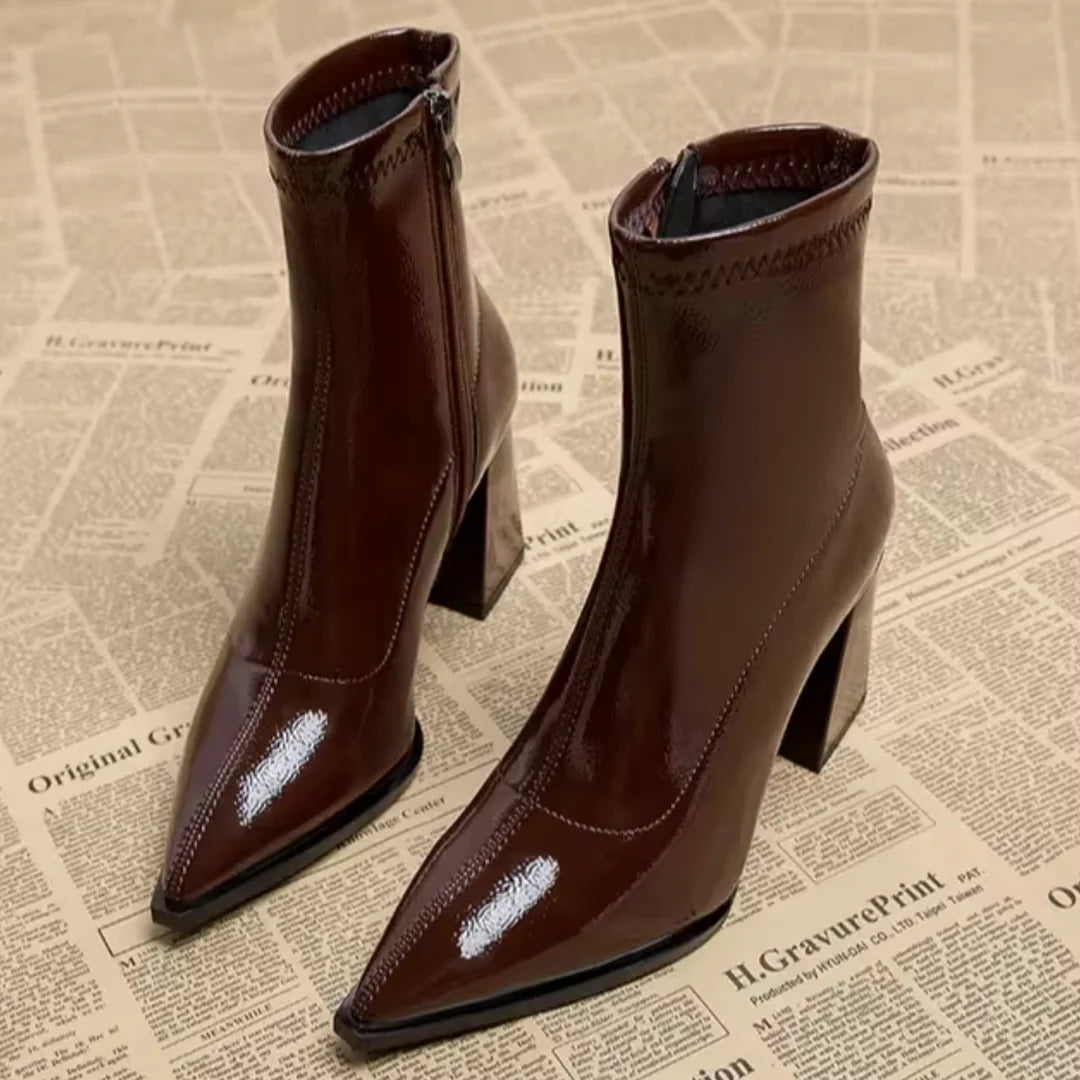 Gabriella | Chic Pointed Toe Ankle Boots